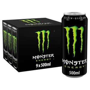 3 x 9 500ml Monster Energy Original (Total 27 cans)