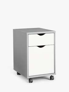 John Lewis ANYDAY Loft 2 Drawer Filing Cabinet (Grey/White) - £38.70 (£3.50 Delivery) @ John Lewis & Partners