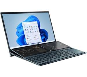 ASUS Zenbook Duo 14 UX482EA 14" Laptop - Intel Core i7-1165G7 EVO,RAM: 16 GB / Storage: 512 GB SSD , Blue (next day delivered)