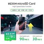 KEXIN 128GB Micro SD Card, for 4K Camera Pro, SD Adapter Include Sold by KTDISK / FBA
