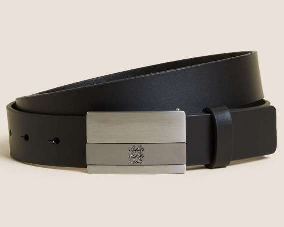 marks and spencer leather belt