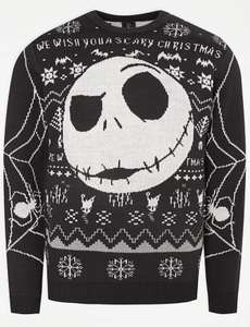 Men’s Disney The Nightmare Before Christmas Adult Family Christmas Jumper £9 with Asda rewards + Free C&C