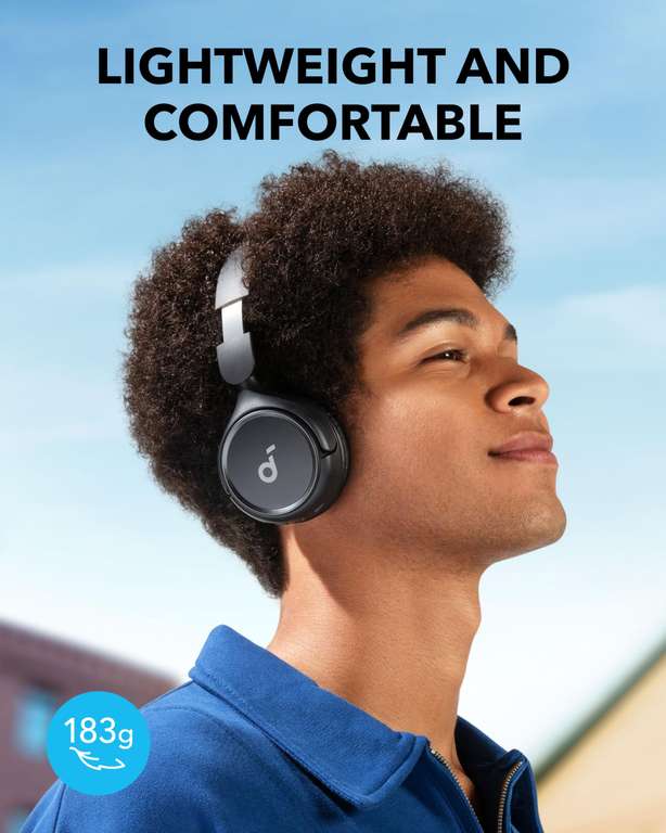 Soundcore H30i Wireless On Ear Headphones Foldable Design Pure