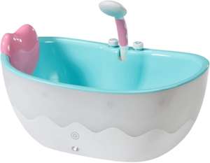 BABY Born Bath Bathtub 832691 - Accessories for 36cm & 43cm Dolls with Light/Sound Effects For Toddlers - £22.01 @ Amazon
