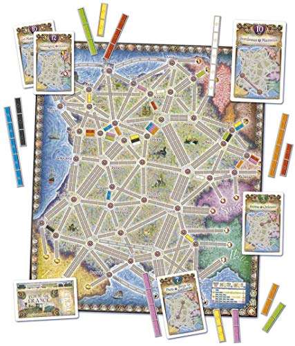 Days of Wonder | Ticket to Ride France Board Game EXPANSION | Ages 8+ | For 2 to 5 players | Average Playtime 30-60 Minutes £17.75 @ Amazon