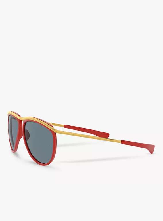 RAY BAN RB2219 Ladies Aviator Sunglasses Red/Grey £70 delivered @ John Lewis & partners