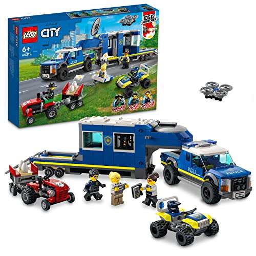 LEGO 60315 City Police Mobile Command Truck Toy £26.24 @ Amazon