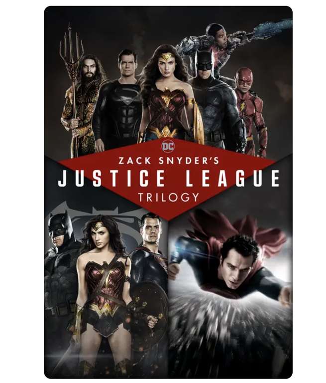 Zack Snyder's Justice League Trilogy £9.99 @ iTunes