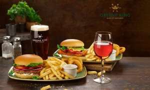 2 burger meals + 2 drinks at participating Greene King pubs via Groupon