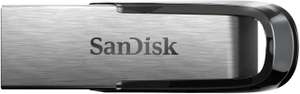SanDisk Ultra Flair 128GB, USB 3.0, 150MB/s Read, Durable, Sleek Metal Casing, Silver/Black
