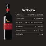 6x Wolf Blass Red Label Shiraz Cabernet £34.50 / £32.78 via sub and save + first order voucher @ Amazon