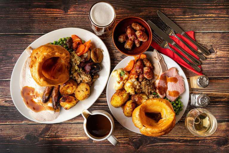 Toby Carvery 2-Course Dining For 2 - £17.99 at 150 locations (includes sticky toffee pudding dessert or starters) +99p Fee @ Wowcher