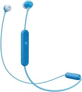 Sony WI-C300 Wireless In-Ear Bluetooth/NFC Headphones - Blue/Red