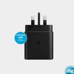 Open/never used Genuine Samsung 45W Travel Adapter Super Fast Charging 2.0 Balck or white £16.99 delivered, using code @ ebay/dsg_outlet