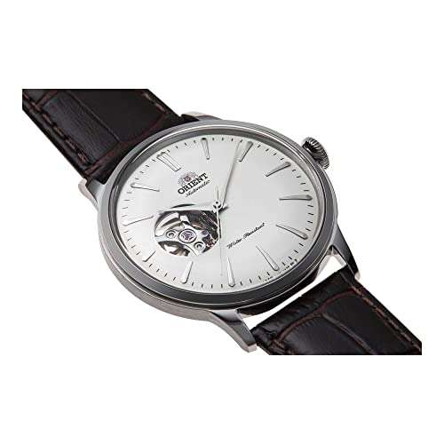 Orient 'Bambino Open Heart' Japanese Automatic Stainless Steel and Leather Dress Watch £140.89 @ Amazon