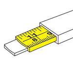 Silverline 675242 Measure Mate Tape 8m / 26 ft x 25 mm - £2.95 @ Amazon