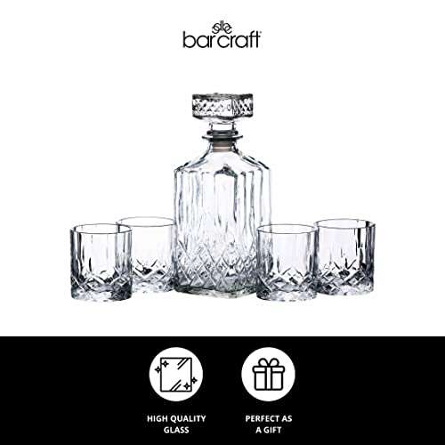 BarCraft Whisky Decanter and Glass Gift Set - £7 @ Amazon