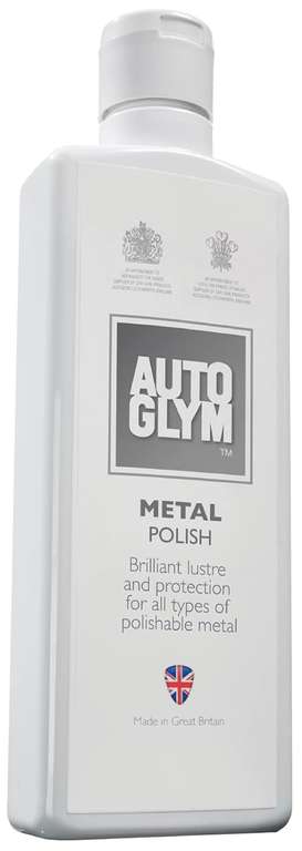 Autoglym Metal Polish, 325ml - Brilliant Lustre and Protection For All Types of Polishable Metal