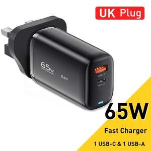 Essager 65W GaN USB Type C Charger - £5.34 welcome price - Sold By Essager Official Store