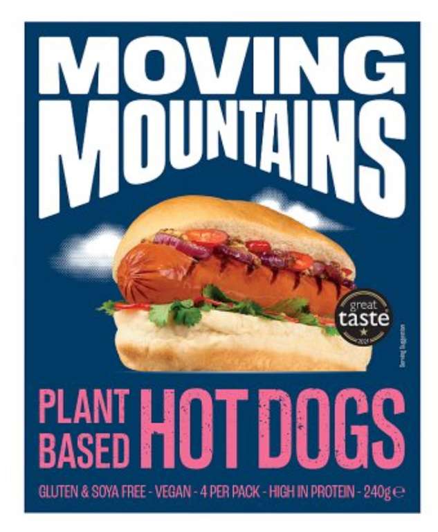 Moving Mountains Plant-Based Hot Dogs 240g