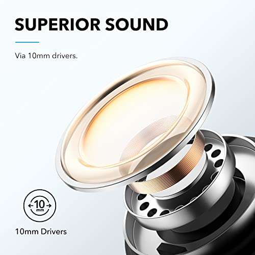 Soundcore by Anker P3i Hybrid Active Noise Cancelling Earbuds - £37.99 sold by AnkerDirect Fulfilled by Amazon