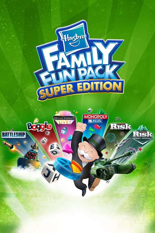 [Xbox] Hasbro Family Fun Pack - Super Edition (6 games including monopoly, trivial pursuit, and boggle) £12.49 with Gold @ Xbox Store