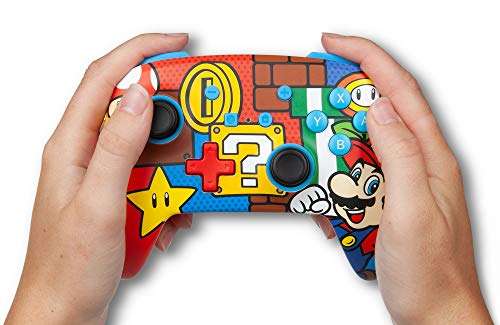 PowerA Enhanced Wireless Controller for Nintendo Switch – Mario - £30.59 @ Amazon