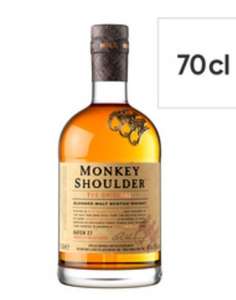 Monkey Shoulder 100% Malt Scotch Whisky 70cl £23 at Tesco clubcard price