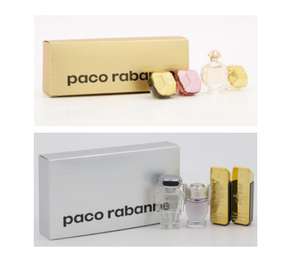 PACO RABANNE Million Miniature Gift Set 21ml / Four Pack Travel Fragrances Gift Set From £39.99 Click and Collect £1.99 Free on £50 Spend