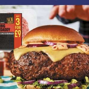 Big Daddy 1lb (454g) Cheeseburger £1.92 @ Iceland