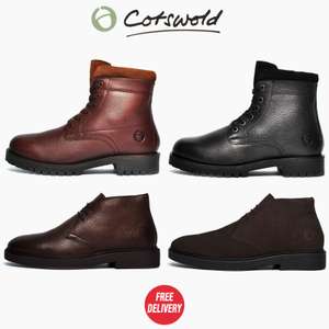 Cotswold Mens Leather Urban Outdoor Premium Boots w.code + Free Delivery