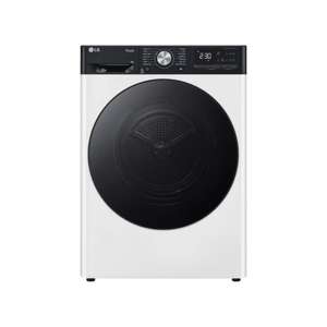LG Electronics FDV909WN 9kg Heat Pump Tumble Dryer - DUAL Inverter, DUAL Dry, Auto Cleaning Condenser, WiFi connected, Smart Pairing