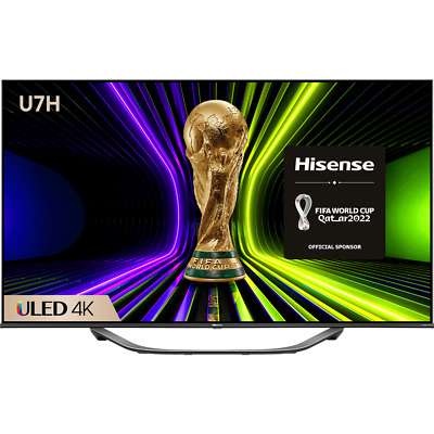 Hisense 55U7HQTUK 55 Inch ULED 4K Ultra HD Smart TV £486 with code )UK Mainland) @ AO / eBay