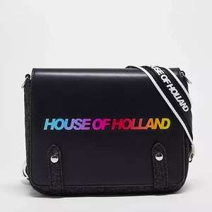 House Of Holland Logo Satchel Bag £12.37 with Code + £4.50 Delivery (Free Delivery Asos Premier / Costs £7.95) @ Asos