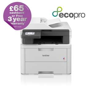 Brother MFC-L3740CDWE EcoPro All In One Laser Printer White + £65 Cashback W/Code @ Shop AO