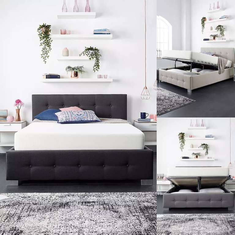 Aspire End Lift Ottoman Storage Bed - From £166.99 (Single) to £239.99 (Super King) - Sold & delivered by Aspire via Debenhams