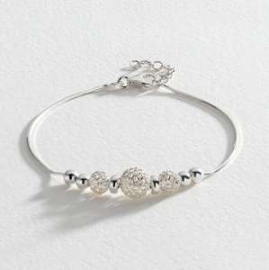 Revere Italian Sterling Silver Filigree Ball Bracelet now £11.99 + Free Collection @ Argos (limited stock)