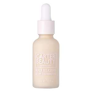 Carter Beauty Half Measure Dewy Foundation 30ml (Marshmallow) - £6.49 (Other Shades Available On Pre-Order / Temporarily OOS) @ Amazon