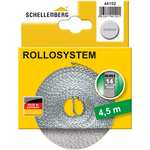 Schellenberg 5 Retractable Belt Width: 14 mm Mini System, Grey, 4.5 m
