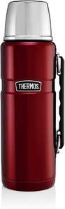 Thermos Stainless King Flask, Cranberry Red, Thermos Drinks Flask, Thermos Bottle, Thermos, Picnic Flask, Flask, 1.2 L - 5 Year Guarantee