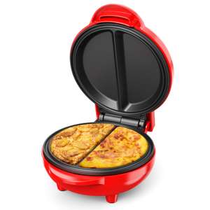 OSTBA Omelette Maker - 550W Electric Multi-cookers - Non Stick, Easy Clean, Compact Design - Red