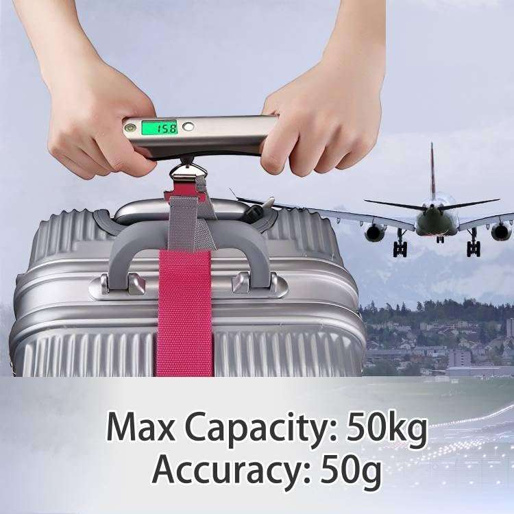 Digital Luggage Scale, Travel Weight Scale, Hanging Baggage Scale, Portable Suitcase Weighing Scale - Sold By PJP ELECTRONICS FBA