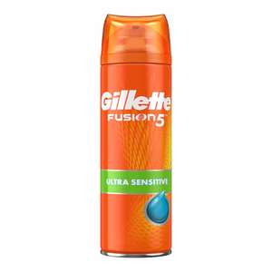 Gillette Fusion 5 Ultra Sensitive Shave Gel 200ml - £1.90 + free Click and Collect @ Wilko