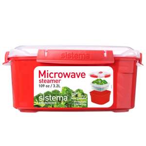 Sistema Microwave Food Steamer with Removable Steamer Basket - 3.2L £3.98 @ Amazon