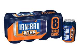 IRN-BRU Xtra Taste 8x330ml Cans (Dungannon)