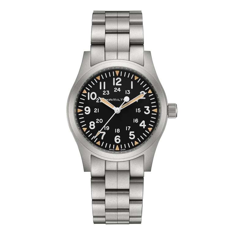 Hamilton Khaki Field Men's Watch at Ernest Jones, Stainless Steel ...