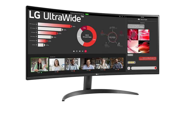 34" 21:9 Curved UltraWide QHD (3440x1440) Monitor with FreeSync - 34WR50QC-B - BLC Price / £203.82 W/ BLC + New Sign Up Discount