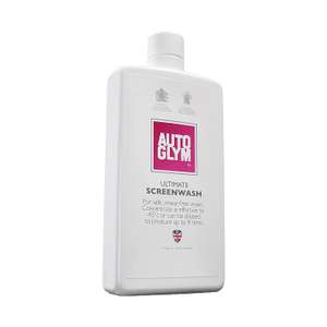 Autoglym Ultimate Screenwash, 500ml - Concentrated Screen Wash for Cars, Works In Winter Weather Up To -45°