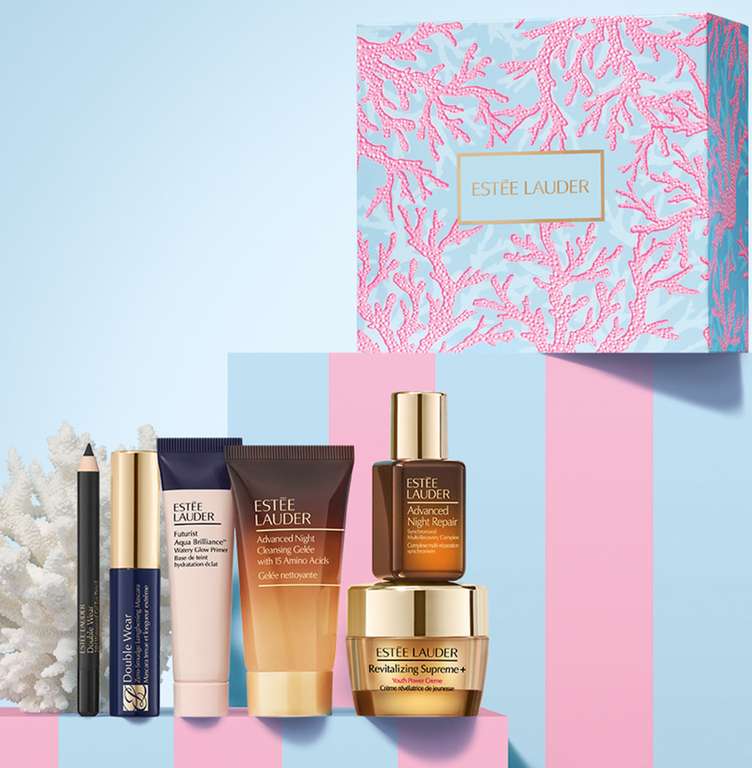 Free gift worth £111 when you buy 2 selected Estee Lauder, + receive a setting mist gift worth £28 when you buy 3 +Extra 10% off with code