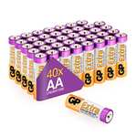 40xAA Extra Alkaline Batteries £9.99 @ Sold by GPBatteries Direct and Fulfilled by Amazon